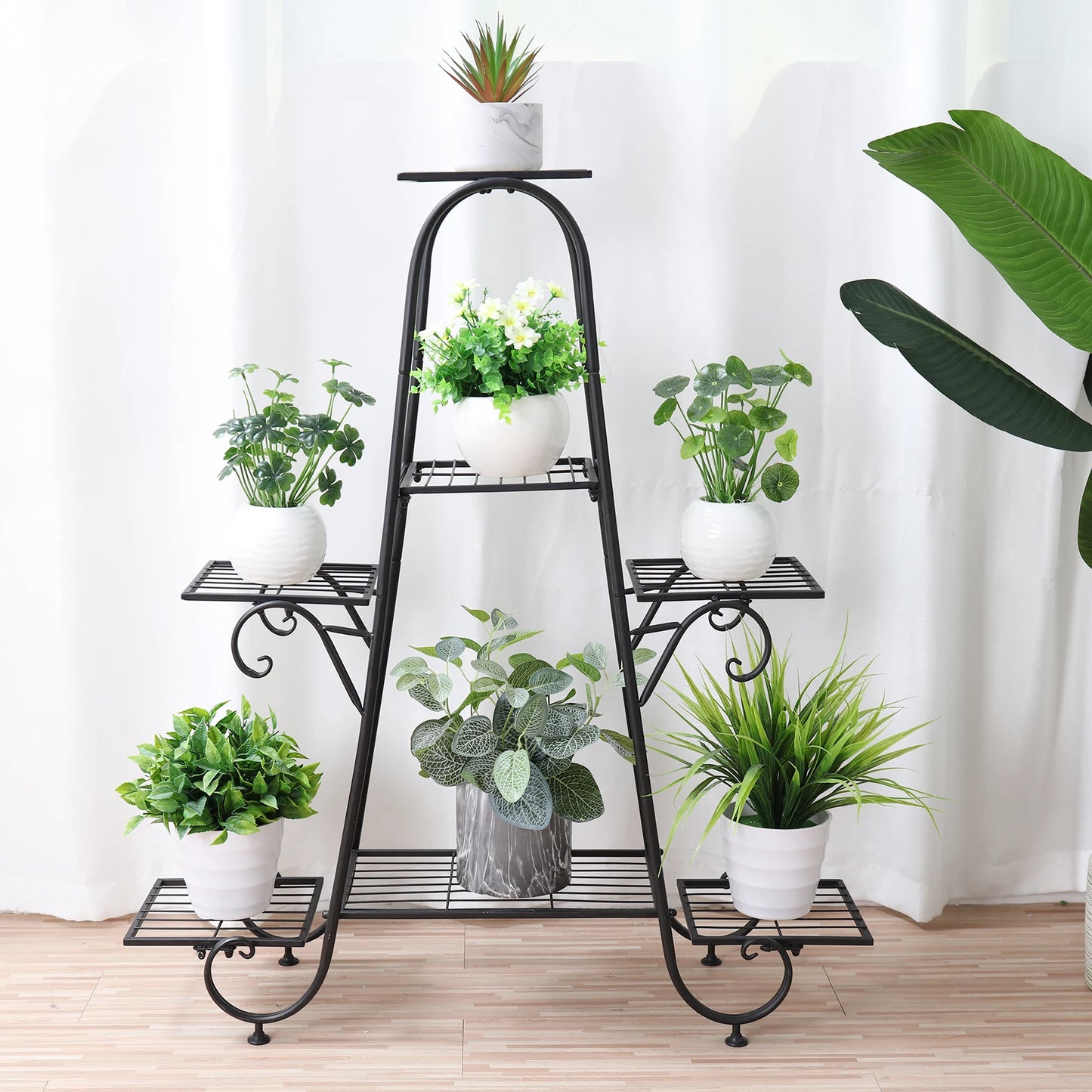 7 Tier Metal Plant Stand, Decorative