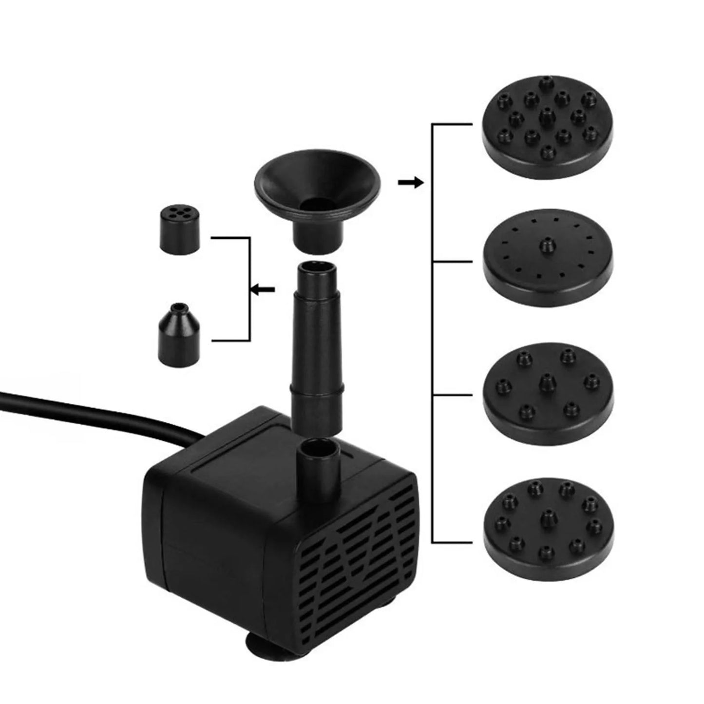 Floating Solar Water Fountain, Garden Decoration