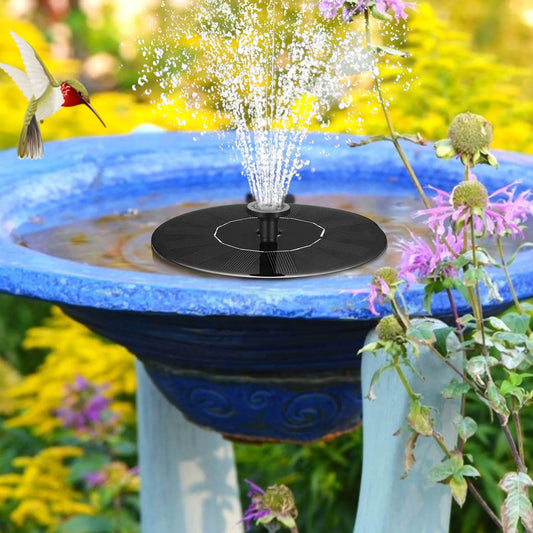 Floating Solar Water Fountain, Garden Decoration