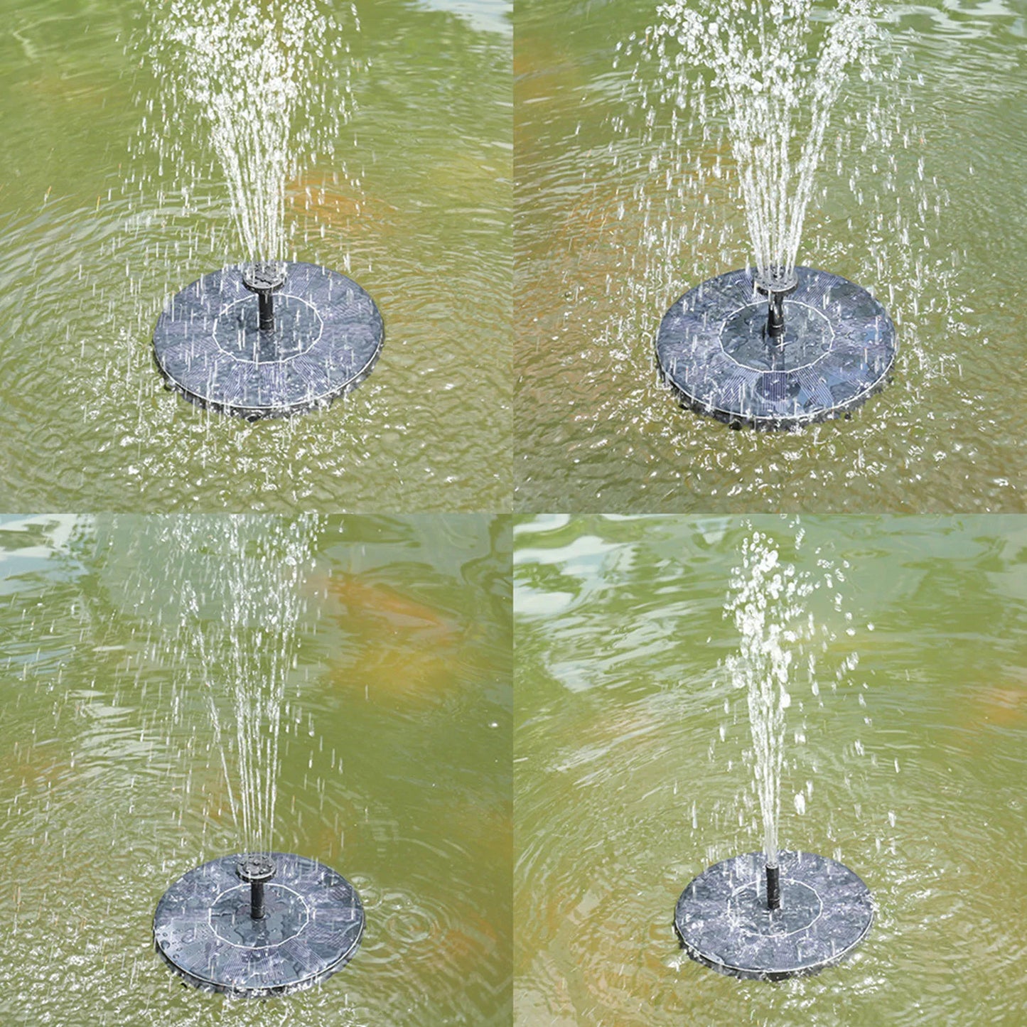 Floating Solar Water Fountain, Garden Decoration