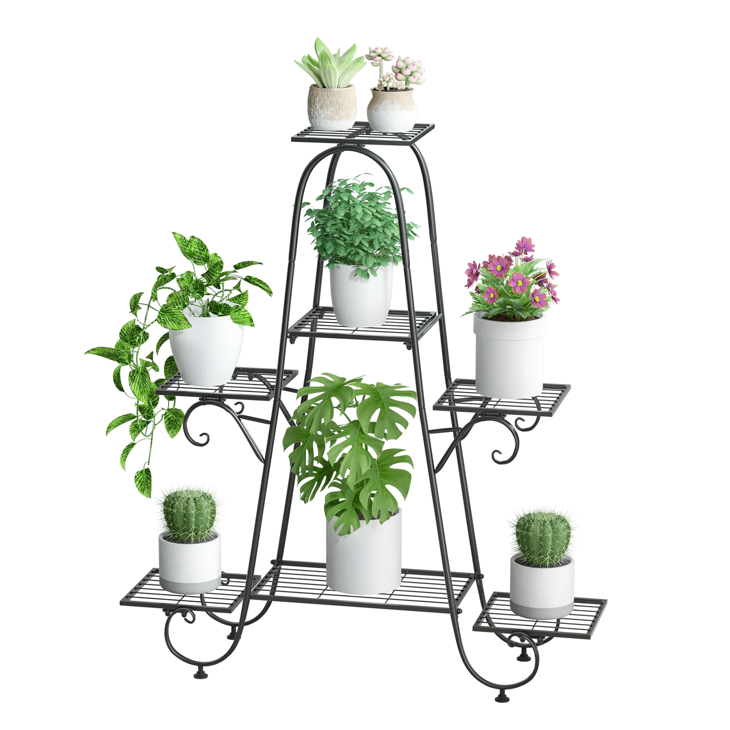 7 Tier Metal Plant Stand, Decorative