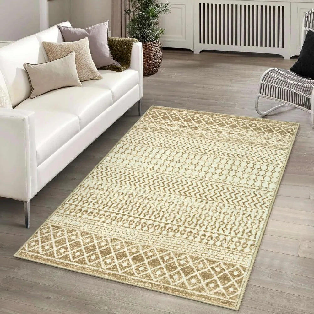 5' X 7' Indoor Area Rug, Ultra Soft Non-Slip, Washable, 4 Colors