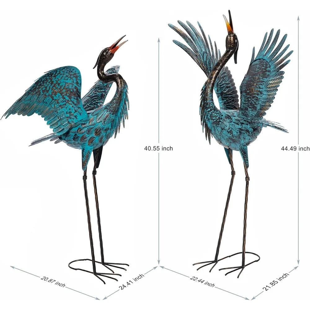 Blue Heron/Crane Outdoor Decor