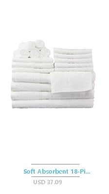 10-Piece Ultra Soft Bath Towel Set,100% Cotton, 2 Bath Sheets/2 Bath Towels/2 Hand Towels/4 Washcloths, Turquoise