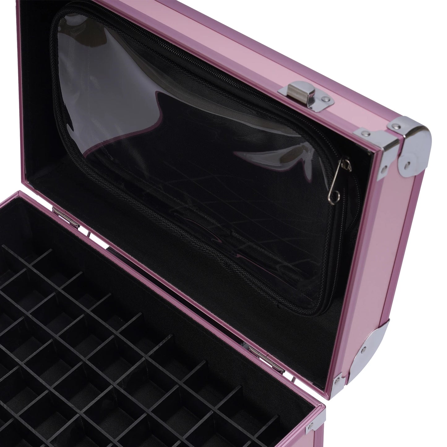 3 Tier Rolling Makeup Case Storage, with Locks, Professional Cosmetic Trolley, 2 Colors