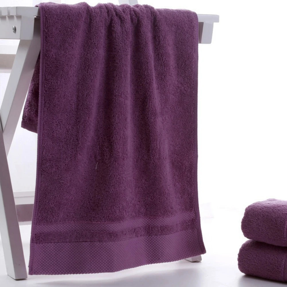 Solid Color Cotton Hand Towels, Super Absorbent, Thick, and Soft, 6 Colors