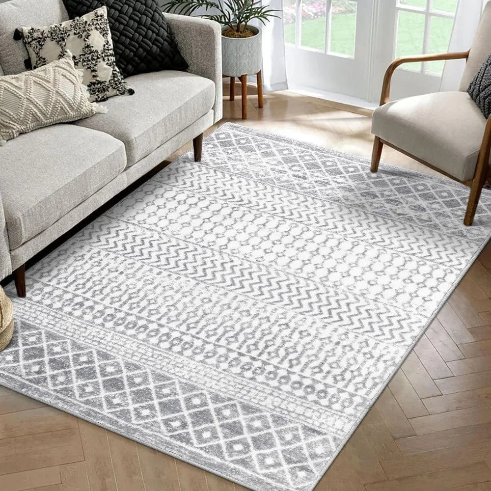 5' X 7' Indoor Area Rug, Ultra Soft Non-Slip, Washable, 4 Colors