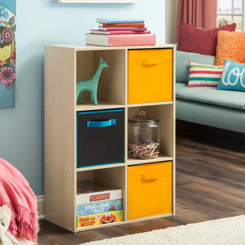 6 or 9 Shelf/Cube Organizer, Use in Any Room, 8 Colors