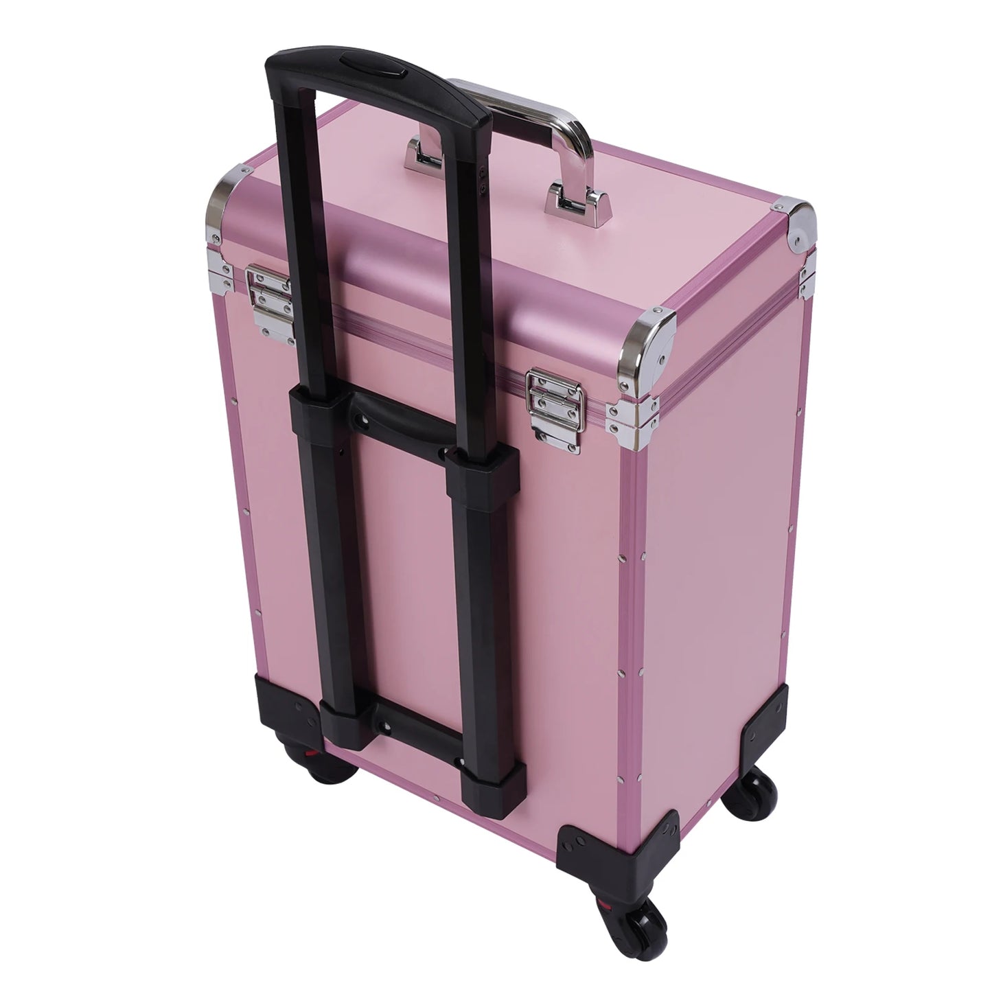 3 Tier Rolling Makeup Case Storage, with Locks, Professional Cosmetic Trolley, 2 Colors