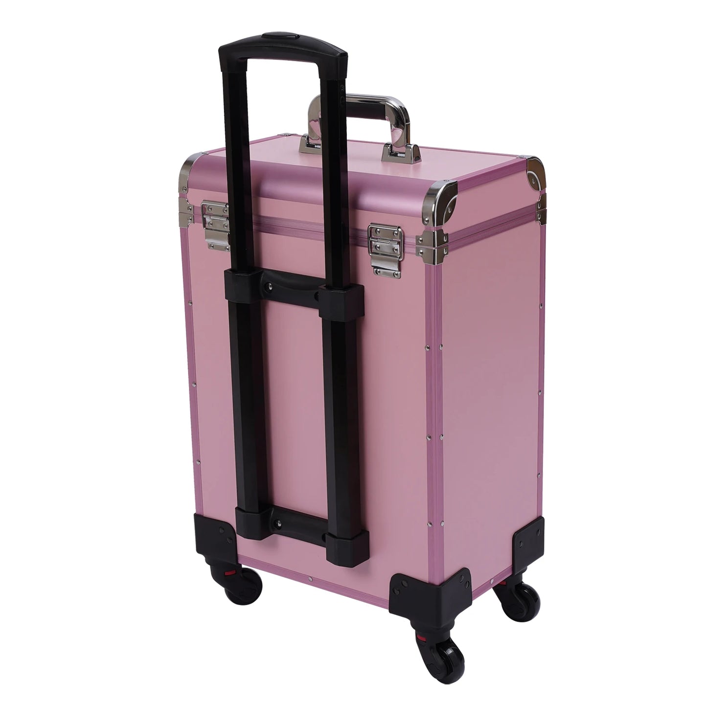 3 Tier Rolling Makeup Case Storage, with Locks, Professional Cosmetic Trolley, 2 Colors