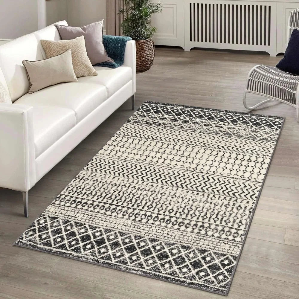 5' X 7' Indoor Area Rug, Ultra Soft Non-Slip, Washable, 4 Colors