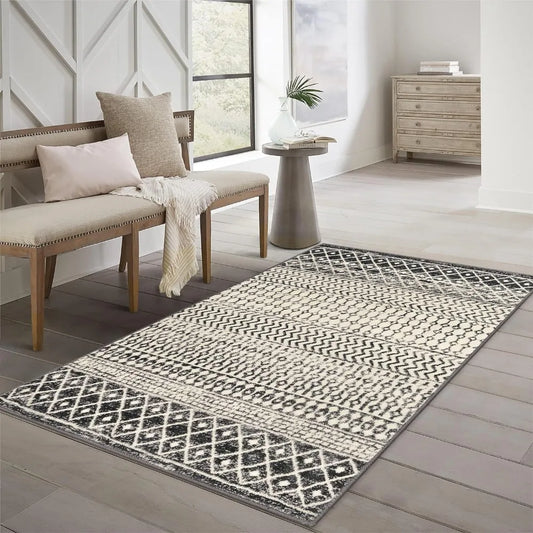 5' X 7' Indoor Area Rug, Ultra Soft Non-Slip, Washable, 4 Colors