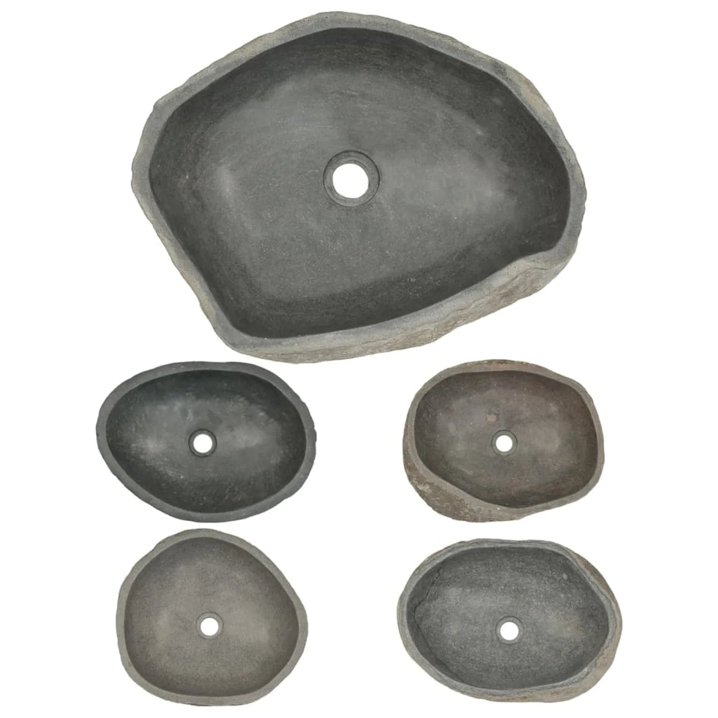 Oval River Stone Wash Basin, Decorative Bathroom Accessories