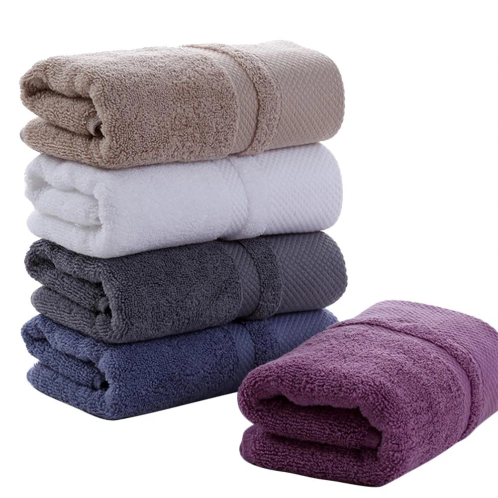 Solid Color Cotton Hand Towels, Super Absorbent, Thick, and Soft, 6 Colors