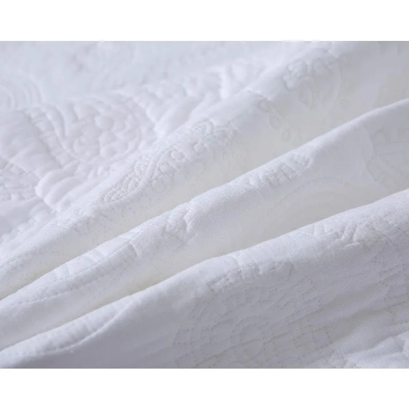 Lightweight Quilted Cotton Bedspread, Pillow Sham(s), 4 Sizes, 8 Colors