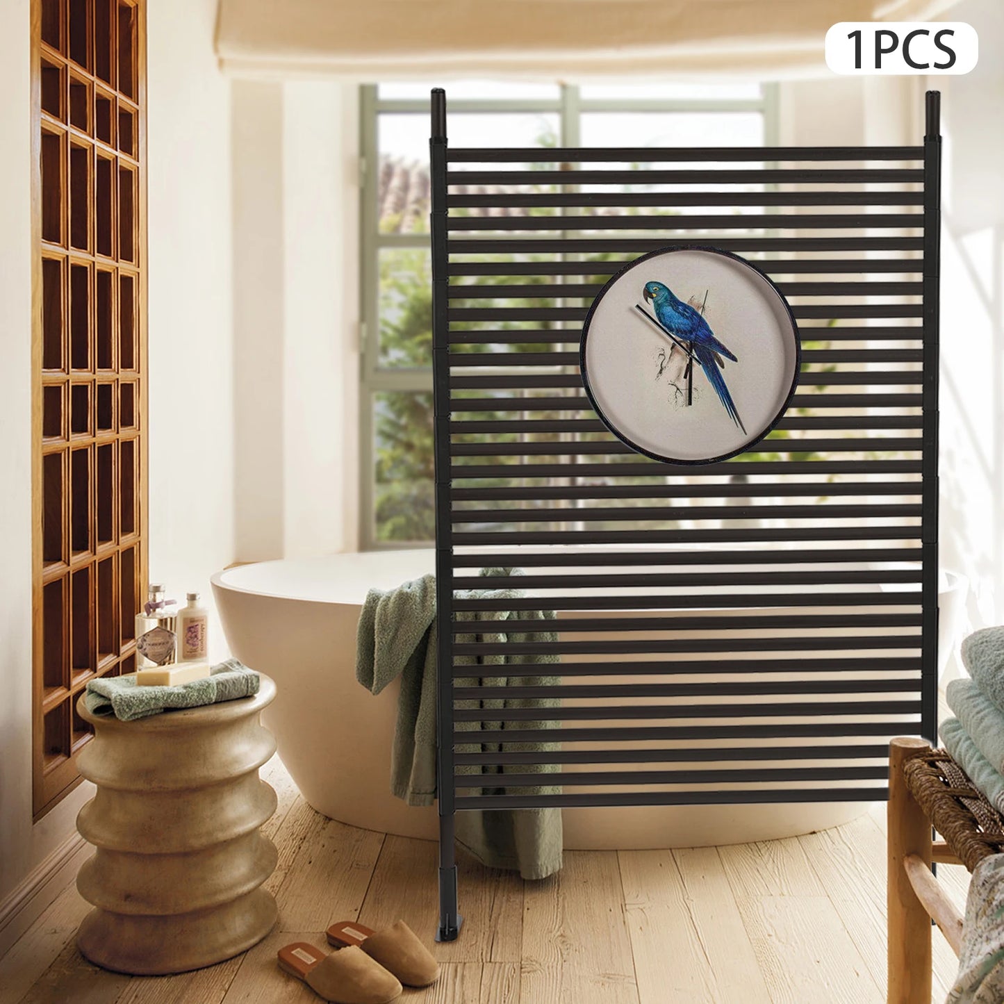 Privacy Screen/Fence, Decorative, Use Indoor or Outdoor, Brown, 2 Sizes