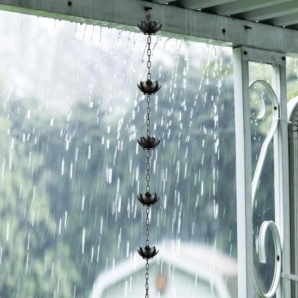 Rain Chains For Gutters, Functional And Decorative, Rainwater Diverter