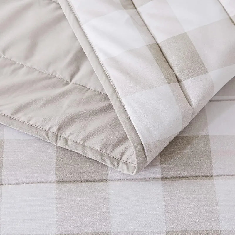 Lightweight Quilted Cotton Bedspread, Pillow Sham(s), 4 Sizes, 8 Colors