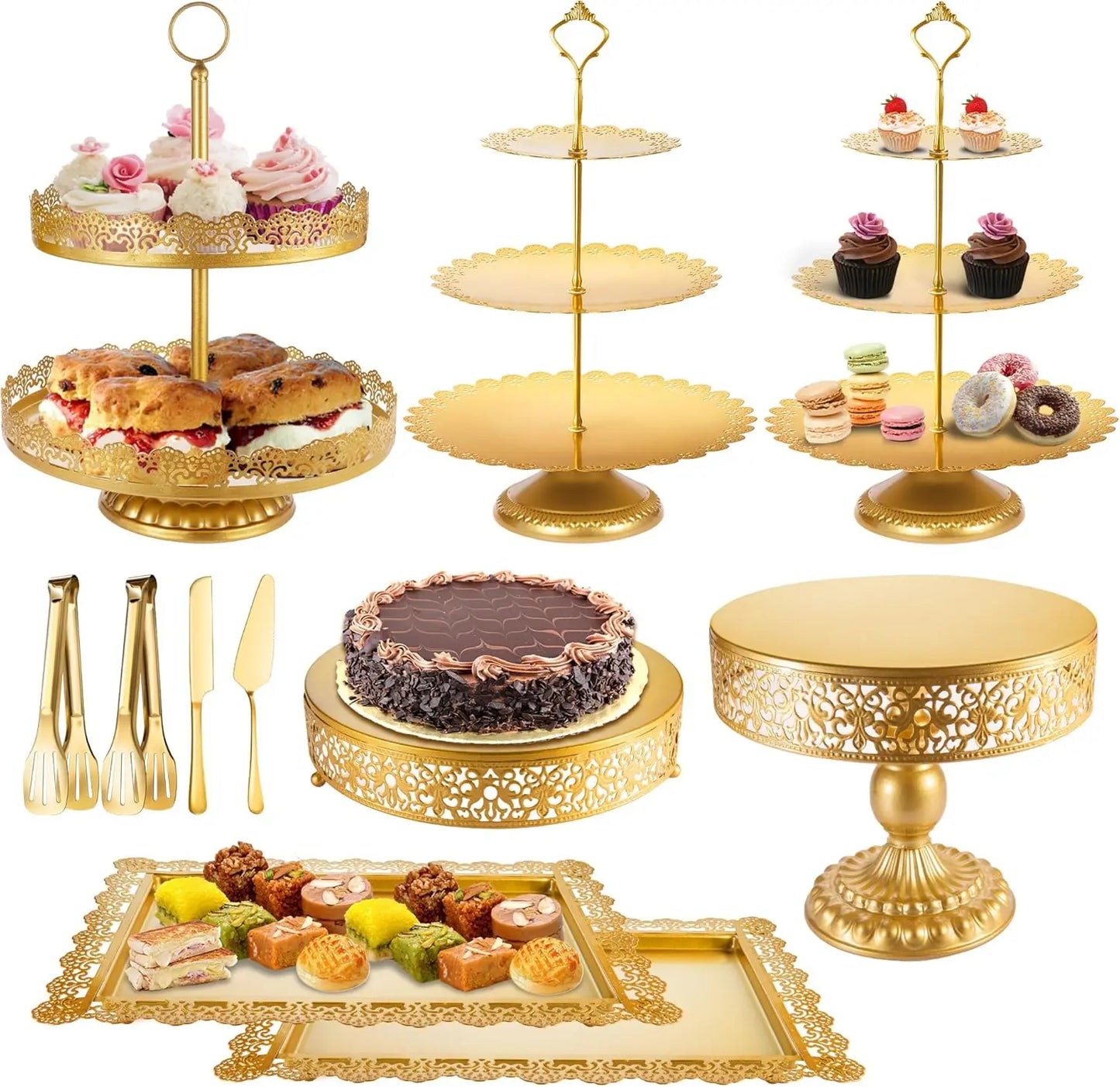 10 Piece Cake Stands