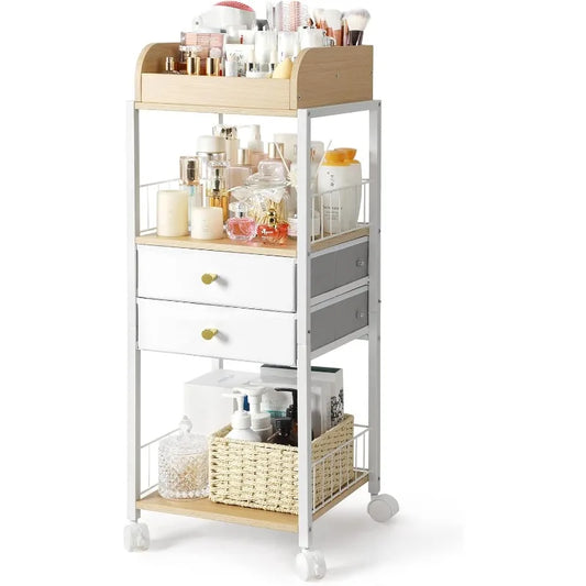 Floor Standing Make Up Organizer/Storage, with Drawers, 2 Colors