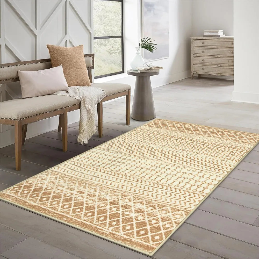 5' X 7' Indoor Area Rug, Ultra Soft Non-Slip, Washable, 4 Colors